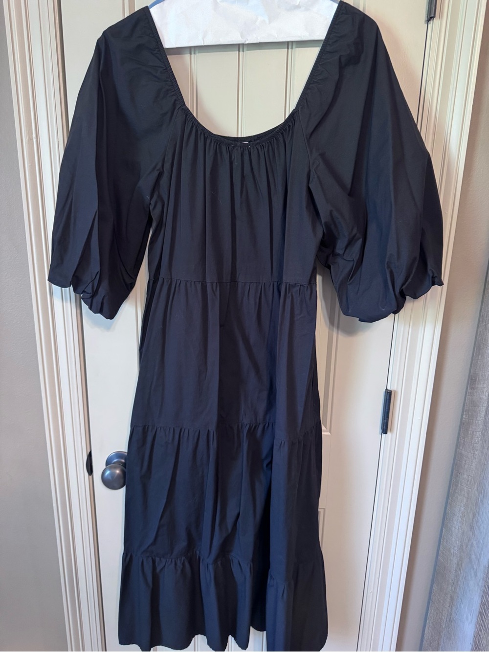 ShowMeYourMumu Day or Night Black Poplin Midi - Large - Picture 3 of 3